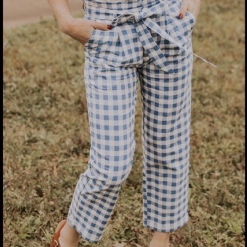 “ROOLEE” Merritt Gingham Pants
